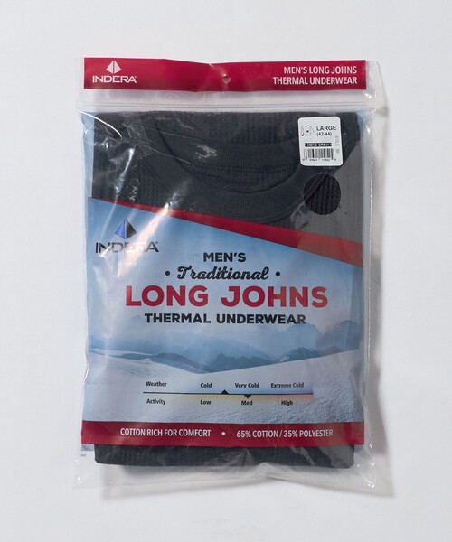 INDERA MILLS（インデラミルズ）の「＜INDERA MILLS＞ THRML LSL/カットソー（Tシャツ/カットソー・メンズ・ブラック/ネイビー・L/XL）」の2枚目の写真