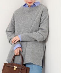 NOLLEY’S | ウールナイロンロング丈プルオーバー(ニット/セーター)