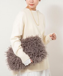 NOLLEY’S（ノーリーズ）の「ウールナイロンロング丈プルオーバー（ニット/セーター）」