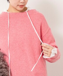 NOLLEY’S | ウールナイロンロング丈プルオーバー(ニット/セーター)