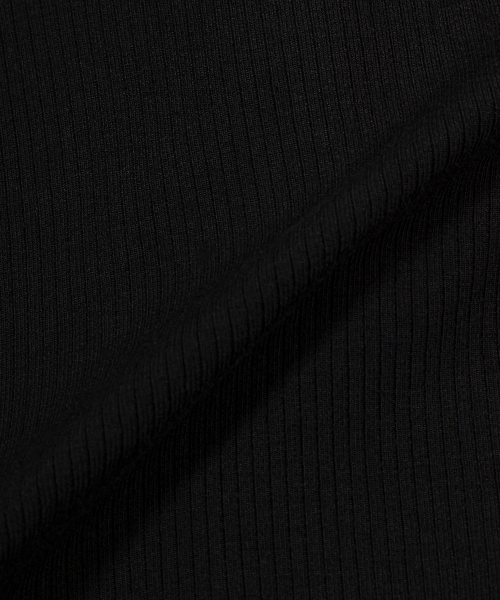 MOAA(モア)の「デュアルヘンリーネックスリーブ_裏起毛 (ブラック)(Tシャツ/カットソー・レディース・その他・SMALL/MEDIUM)」の4枚目の写真
