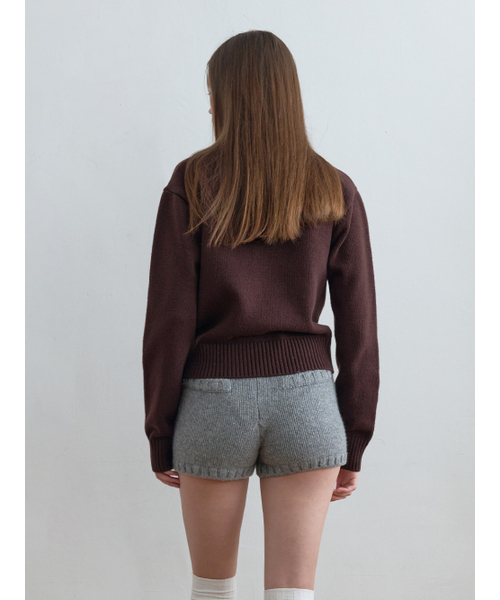 Kijun(キジュン)の「Signature Logo Knit Brown(ニット/セーター・レディース・その他・SMALL/MEDIUM)」の3枚目の写真