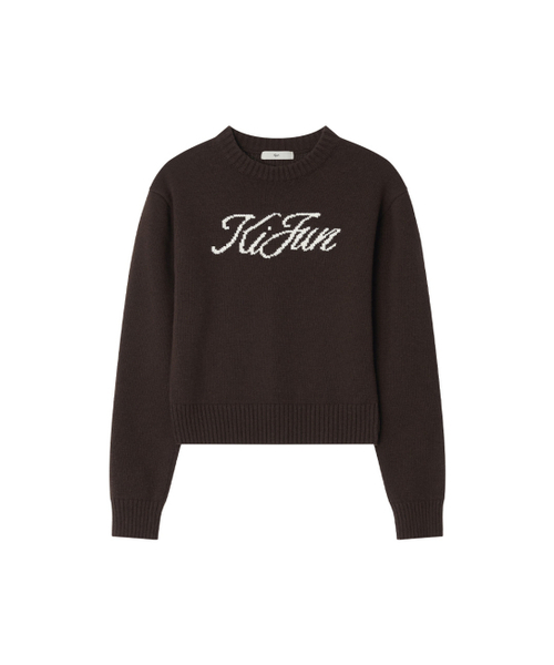 Kijun(キジュン)の「Signature Logo Knit Brown(ニット/セーター・レディース・その他・SMALL/MEDIUM)」の5枚目の写真