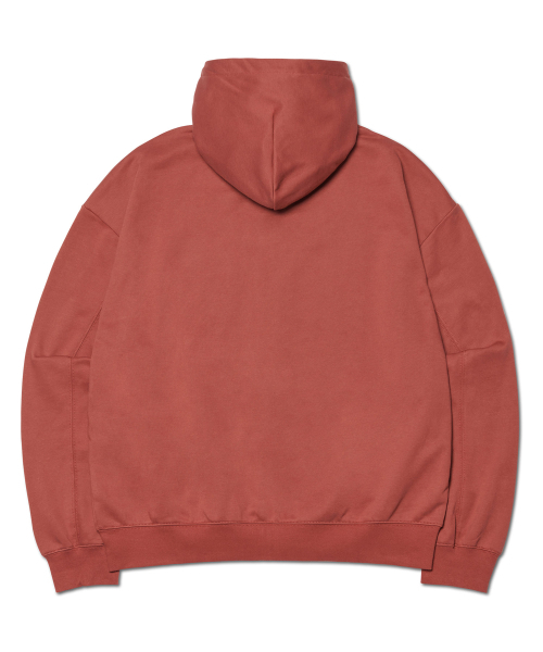 NOMANUAL(NOMANUAL)の「B.A HOODED ZIP-UP - BURGUNDY(パーカー・レディース・その他・MEDIUM/LARGE/X-LARGE/SMALL)」の2枚目の写真