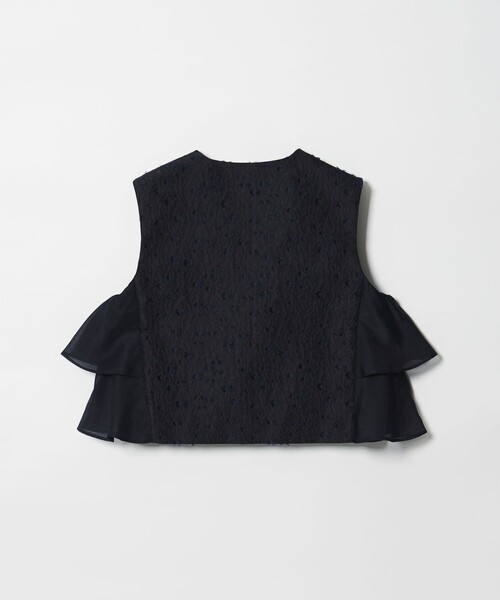UNITED ARROWS(ユナイテッドアローズ)の「フラワー カットジャガード コンビ ベスト(ベスト・レディース・ネイビー・FREE)」の12枚目の写真