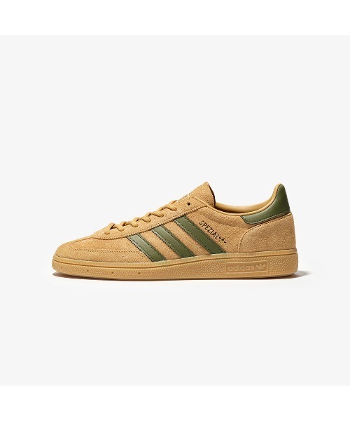 adidas Originals（アディダスオリジナルス）の「【展開店舗限定】 adidas HANDBALL SPEZIAL -KICKS LAB. EXCLUSIVE- / アディダス ハンドボール スペツィアル -キックスラボ エクスクルーシブ- / JQ8298（スニーカー・レディース・ライトブラウン・23cm/23.5cm/24cm/24.5cm/25cm/25.5cm/26cm/26.5cm/27cm/27.5cm/28.5cm/29cm）」の4枚目の写真