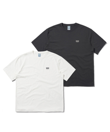 DISCUS ATHLETIC（ディスカス　アスレチック）の「Overfit Logo 2 Pack Askin Ice Cotton T-shirt White & Black（Tシャツ/カットソー）」