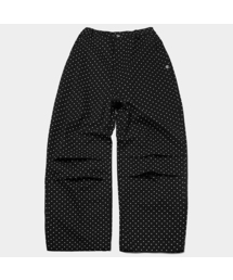 SOME PLACE（サムプレイス）の「Dotted Pintuck Hem String Two-Way Cotton Wide Banding Pants [Black]（デニムパンツ）」