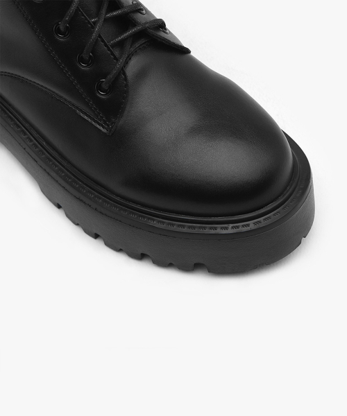 SAPPUN（サプン）の「Lionel レースアップ ウォーカー (5.5cm)（ブーツ・レディース・ブラック・23cm/23.5cm/24cm/24.5cm/25cm/25.5cm）」の4枚目の写真