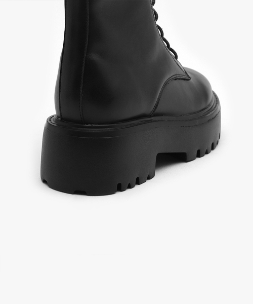 SAPPUN（サプン）の「Lionel レースアップ ウォーカー (5.5cm)（ブーツ・レディース・ブラック・23cm/23.5cm/24cm/24.5cm/25cm/25.5cm）」の5枚目の写真