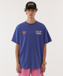 GOLDEN SNSHINE（ゴールデン サンシャイン）の「Friendship half t-shirts_Blue（Tシャツ/カットソー）」