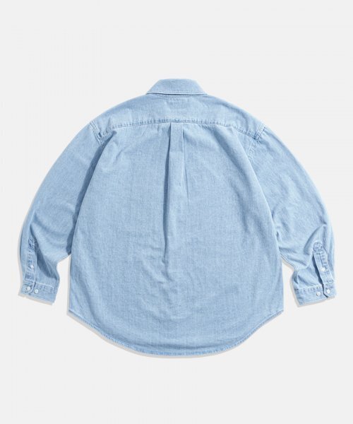 ESPIONAGE(エスピオナジ)の「Denim Over Shirt Light Indigo(シャツ/ブラウス・メンズ・その他・X-LARGE/MEDIUM/LARGE)」の2枚目の写真