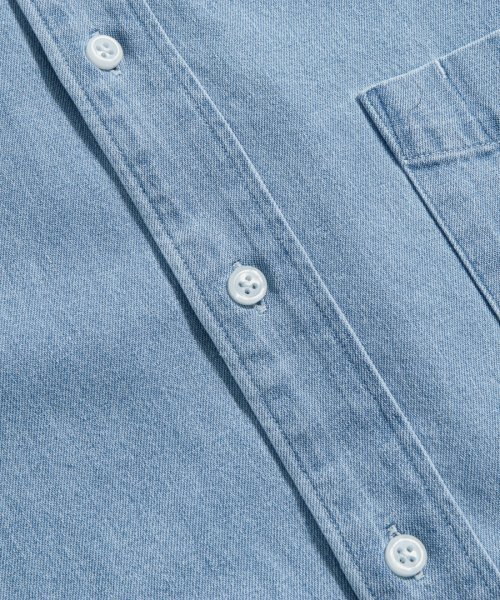 ESPIONAGE(エスピオナジ)の「Denim Over Shirt Light Indigo(シャツ/ブラウス・メンズ・その他・X-LARGE/MEDIUM/LARGE)」の5枚目の写真