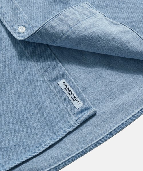 ESPIONAGE(エスピオナジ)の「Denim Over Shirt Light Indigo(シャツ/ブラウス・メンズ・その他・X-LARGE/MEDIUM/LARGE)」の8枚目の写真