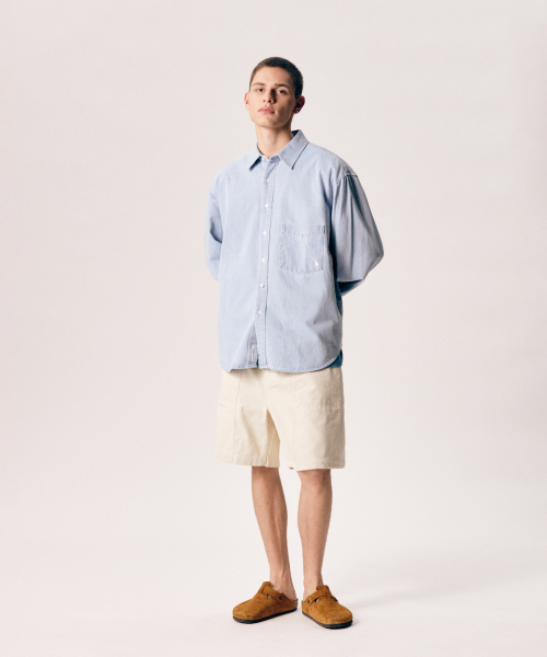ESPIONAGE(エスピオナジ)の「Denim Over Shirt Light Indigo(シャツ/ブラウス・メンズ・その他・X-LARGE/MEDIUM/LARGE)」の11枚目の写真