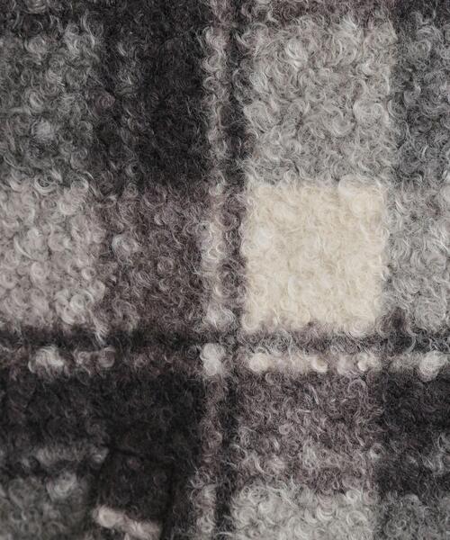 SHOO・LA・RUE（シューラルー）の「ブークレチェックフードコート（その他アウター・レディース・ブラック系1/ダークブラウン系1・01/02/03/04）」の11枚目の写真