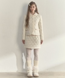 SunsetPark（サンセットパーク）の「ダイヤモンドステッチ リバーシブルスカート SP25a037【SunsetPark】【2025AW】（スカート）」