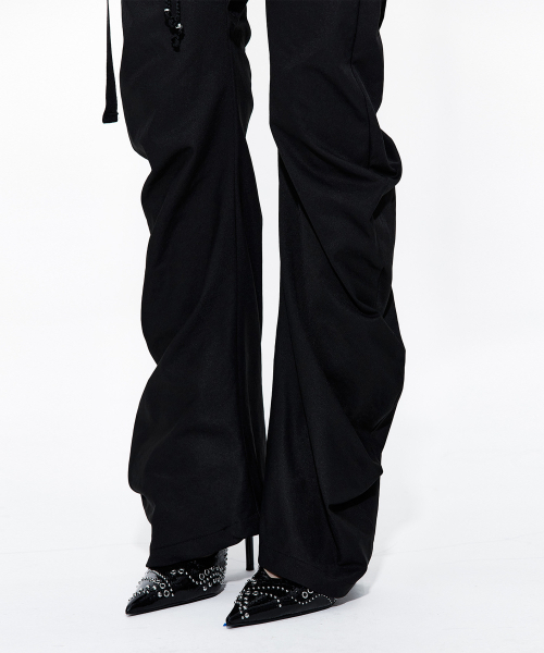 パンツ Kashiko Layered Strap Pants Black Layered Strap Pants Black（その他パンツ）｜KASHIKO（カシコ）の
