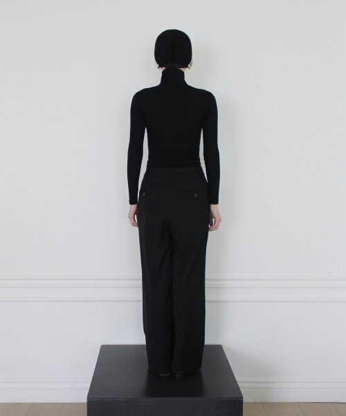RUBATI(ルバティ)の「Classic Wide Wool Pants (BLACK)(スラックス・レディース・その他・size2/size3/size1)」の7枚目の写真