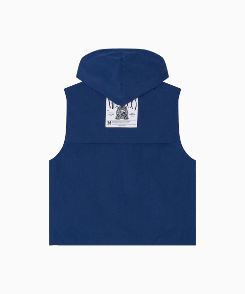 MENASOO（ミナス）の「Highneck Hood Vest_Navy（ベスト・レディース・ネイビー・F）」の8枚目の写真