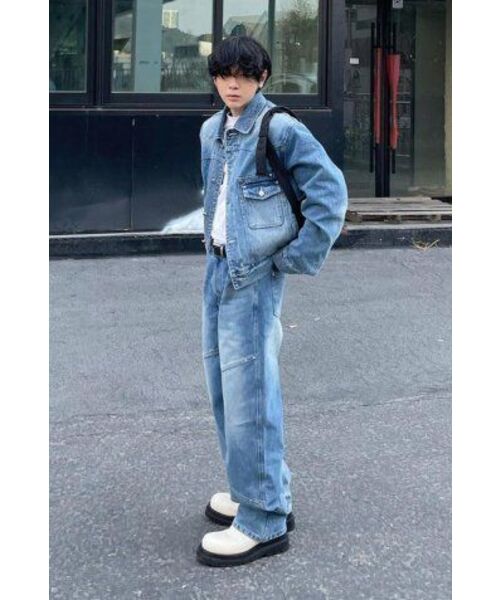 UNGIMMICK(アンジミック)の「WESTERN DENIM TRUCKER JACKET (BLUE)(デニムジャケット・メンズ・その他・SMALL/MEDIUM/LARGE)」の13枚目の写真