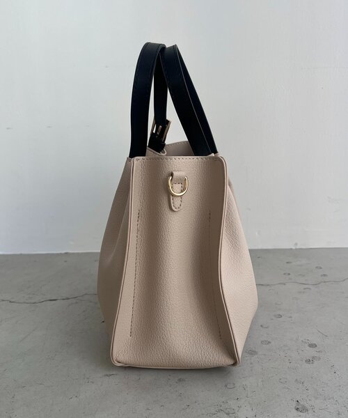 CAPRICIEUX LE'MAGE（カプリシューレマージュ）の「【ミニバッグSET】2SETタックハンドルバッグ（トートバッグ・レディース・ライトベージュ/ブラック/ブラウン・FREE）」の11枚目の写真