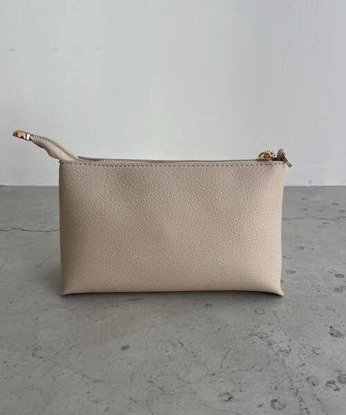 CAPRICIEUX LE'MAGE（カプリシューレマージュ）の「【ミニバッグSET】2SETタックハンドルバッグ（トートバッグ・レディース・ライトベージュ/ブラック/ブラウン・FREE）」の13枚目の写真