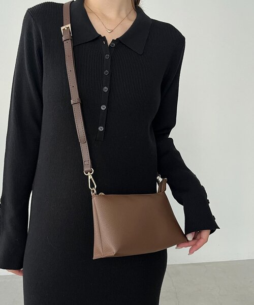 CAPRICIEUX LE'MAGE（カプリシューレマージュ）の「【ミニバッグSET】2SETタックハンドルバッグ（トートバッグ・レディース・ライトベージュ/ブラック/ブラウン・FREE）」の18枚目の写真