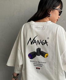 NANGA | 【WEB先行予約】[NANGA/ナンガ] 別注  ルーズフィット NEBUKUROバックプリント ドローコードTシャツ(Tシャツ/カットソー)