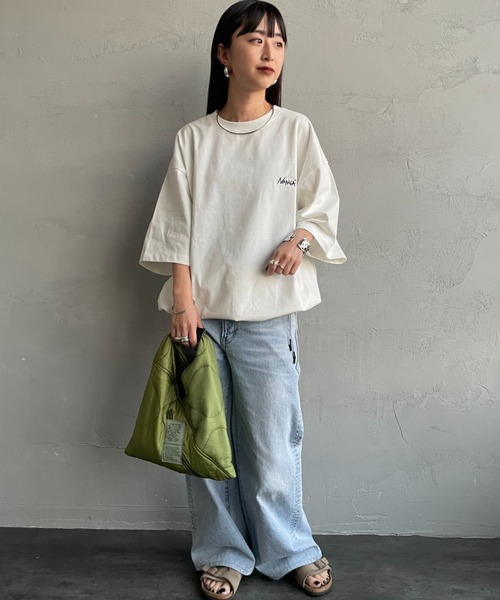 NANGA（ナンガ）の「【WEB先行予約】[NANGA/ナンガ] 別注  ルーズフィット NEBUKUROバックプリント ドローコードTシャツ（Tシャツ/カットソー・レディース・ホワイト/ブラック・XL/L/M/S）」の9枚目の写真