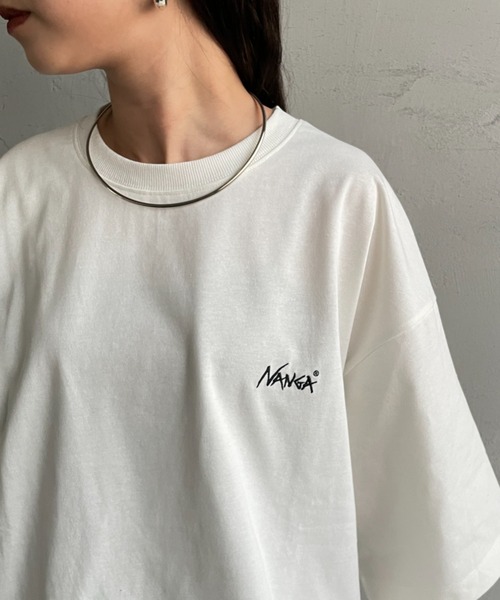 NANGA（ナンガ）の「【WEB先行予約】[NANGA/ナンガ] 別注  ルーズフィット NEBUKUROバックプリント ドローコードTシャツ（Tシャツ/カットソー・レディース・ホワイト/ブラック・XL/L/M/S）」の12枚目の写真
