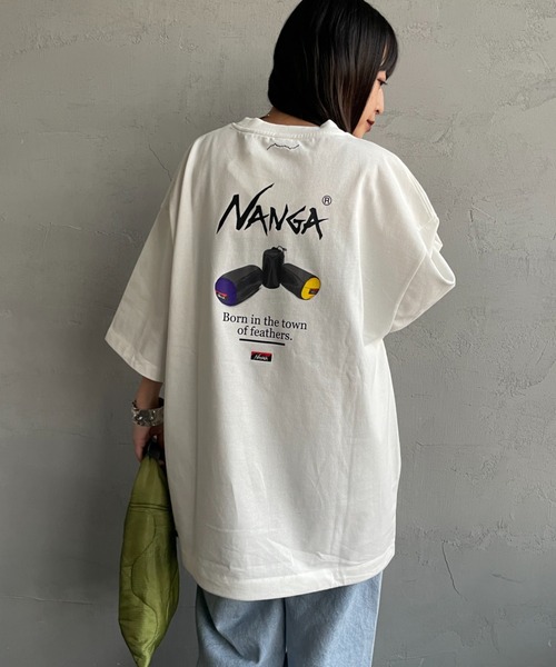 NANGA（ナンガ）の「【WEB先行予約】[NANGA/ナンガ] 別注  ルーズフィット NEBUKUROバックプリント ドローコードTシャツ（Tシャツ/カットソー・レディース・ホワイト/ブラック・XL/L/M/S）」の17枚目の写真