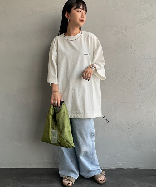 NANGA（ナンガ）の「【WEB先行予約】[NANGA/ナンガ] 別注  ルーズフィット NEBUKUROバックプリント ドローコードTシャツ（Tシャツ/カットソー・レディース・ホワイト/ブラック・XL/L/M/S）」の18枚目の写真