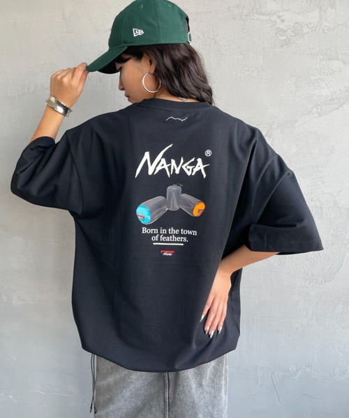 NANGA（ナンガ）の「【WEB先行予約】[NANGA/ナンガ] 別注  ルーズフィット NEBUKUROバックプリント ドローコードTシャツ（Tシャツ/カットソー・レディース・ホワイト/ブラック・XL/L/M/S）」の22枚目の写真
