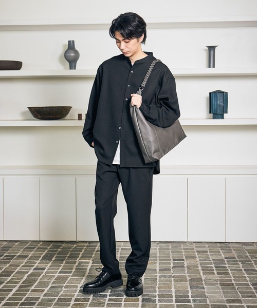 LAKOLE（ラコレ）の「コードハンドルソフトトートバッグ / 633906（トートバッグ・メンズ・ブラック/グレー・FREE）」の5枚目の写真