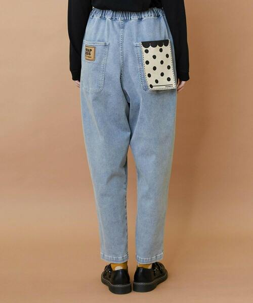 FRAPBOIS（フラボア）の「ムーブデニム テーパードパンツ（その他パンツ・レディース・ネイビー/サックスブルー・0/1/2）」の4枚目の写真