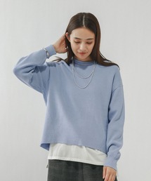 GLOBAL WORK | メルティアゼクループルオーバー/611262(ニット/セーター)