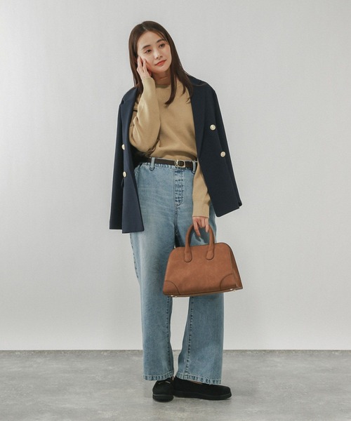 GLOBAL WORK(グローバルワーク)の「メルティアゼクループルオーバー/611262(ニット/セーター・レディース・ホワイト系その他/ネイビー/ペールイエロー/ライトブルー/ブラウン系その他・LARGE/MEDIUM)」の11枚目の写真