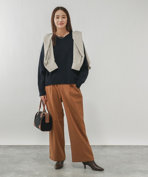 GLOBAL WORK(グローバルワーク)の「メルティアゼクループルオーバー/611262(ニット/セーター・レディース・ホワイト系その他/ネイビー/ペールイエロー/ライトブルー/ブラウン系その他・LARGE/MEDIUM)」の22枚目の写真