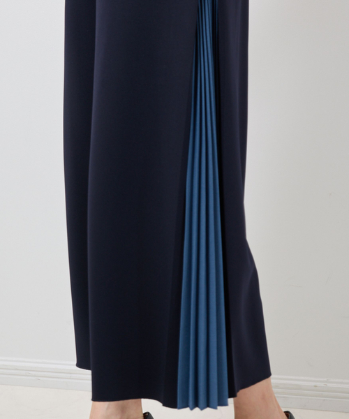 NARACAMICIE(ナラカミーチェ)の「【NARACAMICIE】サイドプリーツパンツ(その他パンツ・レディース・ネイビー/グレー系/ブラック・XL/M)」の11枚目の写真