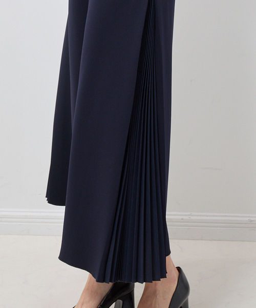 NARACAMICIE(ナラカミーチェ)の「【NARACAMICIE】サイドプリーツパンツ(その他パンツ・レディース・ネイビー/グレー系/ブラック・XL/M)」の13枚目の写真