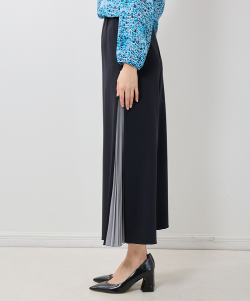 NARACAMICIE(ナラカミーチェ)の「【NARACAMICIE】サイドプリーツパンツ(その他パンツ・レディース・ネイビー/グレー系/ブラック・XL/M)」の15枚目の写真