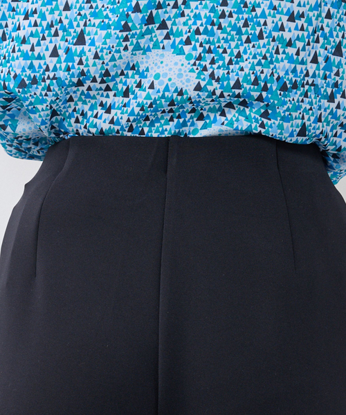 NARACAMICIE(ナラカミーチェ)の「【NARACAMICIE】サイドプリーツパンツ(その他パンツ・レディース・ネイビー/グレー系/ブラック・XL/M)」の18枚目の写真