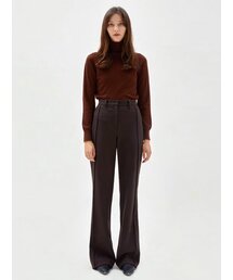 LINED BOOTS CUT TROUSERS BROWN