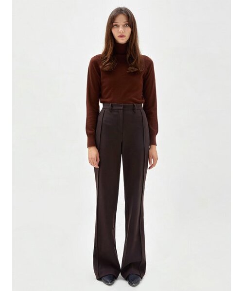 HAVELESS(ハブレス)の「LINED BOOTS CUT TROUSERS BROWN(スラックス・レディース・その他・SMALL/MEDIUM)」の1枚目の写真