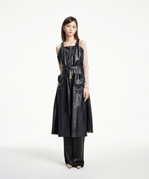 ARWW（エーアールダブリューダブリュー）の「Leather Runway Toolwear Dress（ワンピース）」