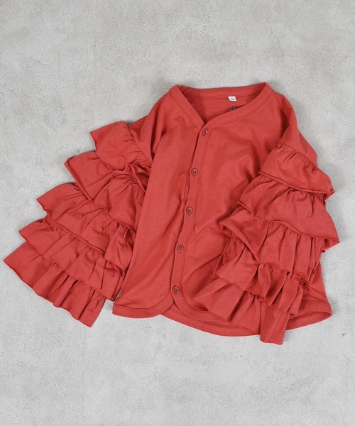 MARKEY'S（マーキーズ）の「DANDANカーディガン（カーディガン/ボレロ・キッズ・ブラウン/ブラック/ブルー・90/100/110/120/130/140/150）」の10枚目の写真