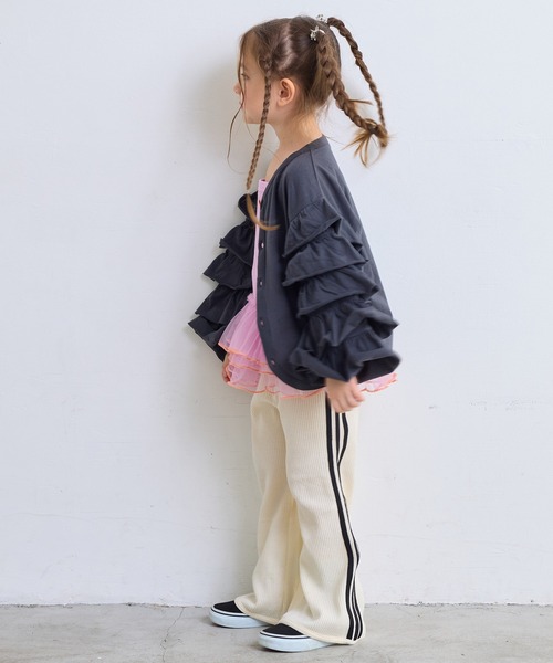 MARKEY'S（マーキーズ）の「DANDANカーディガン（カーディガン/ボレロ・キッズ・ブラウン/ブラック/ブルー・90/100/110/120/130/140/150）」の9枚目の写真