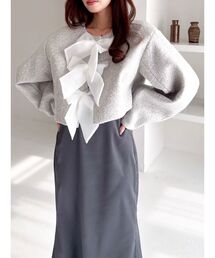 dazzlin（ダズリン）の「トリプルリボンショートブルゾン（ブルゾン）」