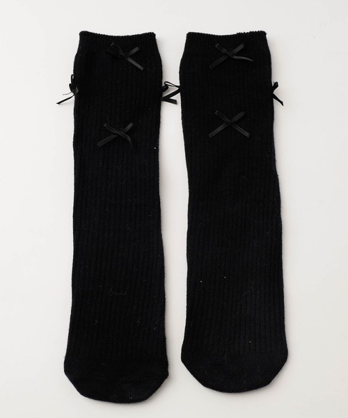 URBAN CHERRY（アーバンチェリー）の「【3足セット】リボンソックス（ソックス/靴下・キッズ・ブラック・FREE）」の11枚目の写真